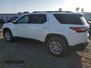 2021 Chevrolet Traverse LT Cloth with VIN 1GNERGKW2MJ132660, listed as a Copart auction lot 52008665 with 49,539 mi miles and Salvage Title. Bid and sale history available at carsss.com. Image 2.