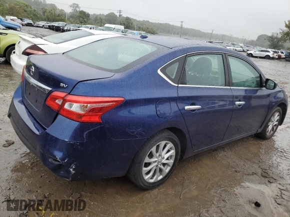 2018 Nissan Sentra SV with VIN 3N1AB7AP4JL643980, listed as a Copart auction lot 73711344 with 76,317 mi miles and Salvage Title. Bid and sale history available at DreamBid. Image 3.