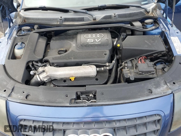 2003 Audi TT with VIN TRUTC28N831009114, listed as a Copart auction lot 46265735 with 109,686 mi miles and Clean Title. Bid and sale history available at carsss.com. Image 11.
