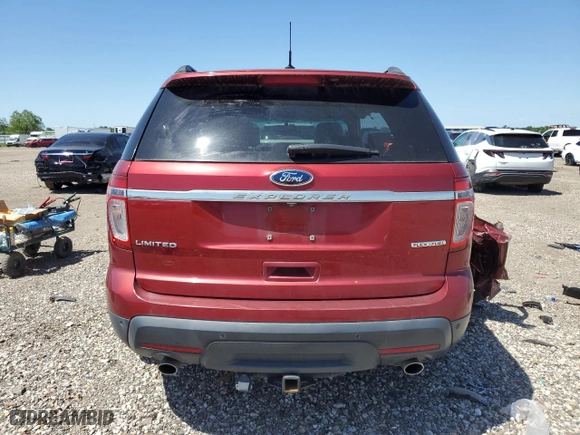 2015 Ford Explorer Limited with VIN 1FM5K7F88FGA53885, listed as a Copart auction lot 51673325 with 77,890 mi miles and Salvage Title. Bid and sale history available at carsss.com. Image 6.