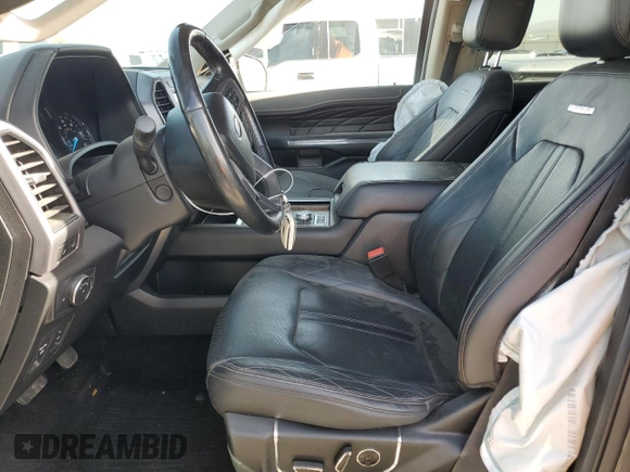 2018 Ford Expedition Max Platinum with VIN 1FMJK1MTXJEA07269, listed as a Copart auction lot 56578775 with 119,004 mi miles and Salvage title. Bid and sale history available at DreamBid. Image 7.