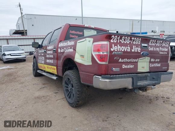 2014 Ford F-150 XL with VIN 1FTEW1CM0EKD44254, listed as a IAAI auction lot 41380008 with 172,107 mi miles. Bid and sale history available at carsss.com. Image 3.