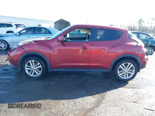 2015 Nissan Juke S with VIN JN8AF5MR9FT509735, listed as a IAAI auction lot 41053066 with 95,833 mi miles. Bid and sale history available at carsss.com. Image 14.
