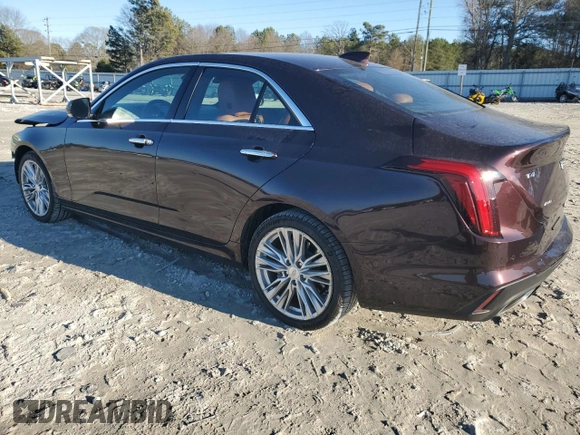 2021 Cadillac CT4 Premium Luxury z VIN 1G6DF5RK2M0119887, wystawiony jako Copart lot #88465505 z przebiegiem 43 447 mil mil oraz Szkoda całkowita • Salvage title. Historia ofert i sprzedaży dostępna na DreamBid. Obrazek 2.