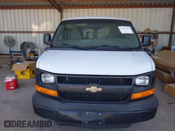 2016 Chevrolet Express Cargo Van with VIN 1GCWGBFF9G1260298, listed as a IAAI auction lot 41695976 with 375,350 mi miles. Bid and sale history available at carsss.com. Image 12.