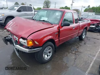 2001 Ford Ranger XLT Appearance with VIN 1FTYR14E81TA29380, listed as a IAAI auction lot 41956602 with 165,528 mi miles. Bid and sale history available at carsss.com. Image 2.