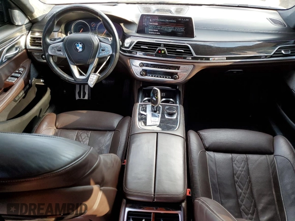 2016 BMW 7 Series 750i xDrive with VIN WBA7F2C50GG415091, listed as a Copart auction lot 81824853 with 78,772 mi miles. Bid and sale history available at carsss.com. Image 8.