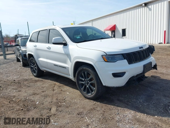 2017 Jeep Grand Cherokee Altitude with VIN 1C4RJFAG8HC768449, listed as a IAAI auction lot 41777272 with 72,913 mi miles and . Bid and sale history available at DreamBid. Image 1.