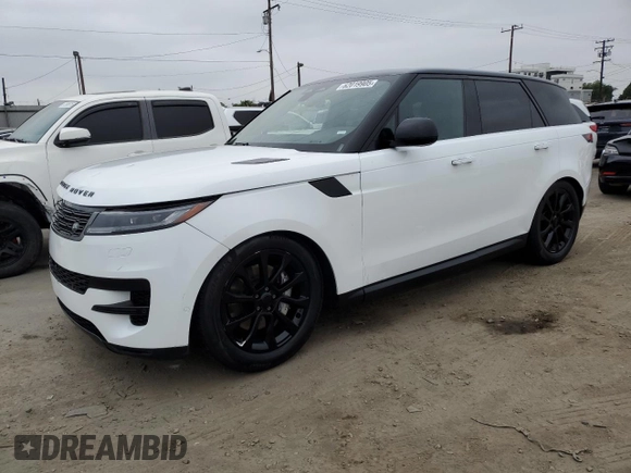 2025 Land Rover Range Rover Sport SE with VIN SAL1P9EU7SA458091, listed as a Copart auction lot 62019905 with 1,803 mi miles and Salvage title. Bid and sale history available at DreamBid. Image 1.