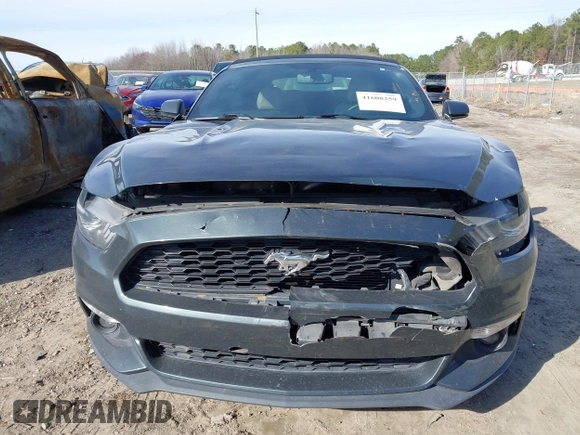 2015 Ford Mustang EcoBoost Premium with VIN 1FATP8UH5F5360986, listed as a IAAI auction lot 41608259 with 101,288 mi miles and . Bid and sale history available at DreamBid. Image 12.