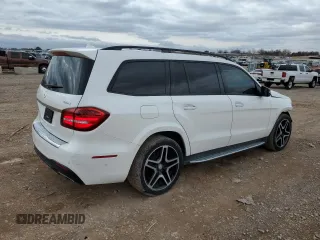 2017 Mercedes-Benz GLS 550 z VIN 4JGDF7DE7HA891193, wystawiony jako Copart lot #46455005 z przebiegiem 127 930 mil mil oraz Szkoda całkowita • Salvage title. Historia ofert i sprzedaży dostępna na DreamBid. Obrazek 3.