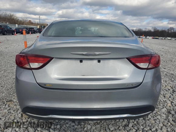 2015 Chrysler 200 Limited with VIN 1C3CCCAB3FN576610, listed as a Copart auction lot 80005224 with 156,369 mi miles and Salvage Title. Bid and sale history available at carsss.com. Image 6.