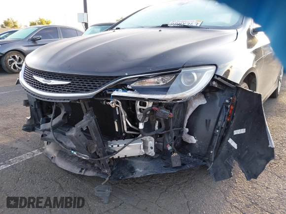 2015 Chrysler 200 C with VIN 1C3CCCCG5FN581946, listed as a IAAI auction lot 41919719 with 66,742 mi miles. Bid and sale history available at carsss.com. Image 6.