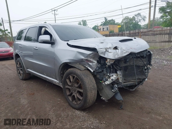 2018 Dodge Durango GT with VIN 1C4RDJDG5JC222171, listed as a IAAI auction lot 42416948 with 58,869 mi miles and . Bid and sale history available at DreamBid. Image 1.