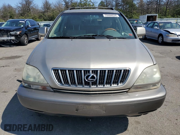 2001 Lexus RX 300 with VIN JTJHF10U010194909, listed as a Copart auction lot 70908034 with 169,881 mi miles and Clean Title. Bid and sale history available at carsss.com. Image 5.