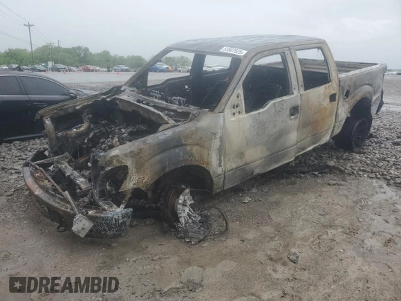 2014 Ford F-150 XL with VIN 1FTFW1EF9EKF86477, listed as a Copart auction lot 53907625 with 0 mi miles and Salvage Title. Bid and sale history available at carsss.com. Image 1.