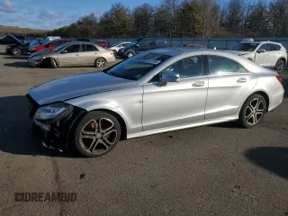 2015 Mercedes-Benz CLS-Class CLS 400 with VIN WDDLJ6HB6FA152117, listed as a Copart auction lot 45176135 with 159,409 mi miles and Salvage Title. Bid and sale history available at carsss.com. Image 1.