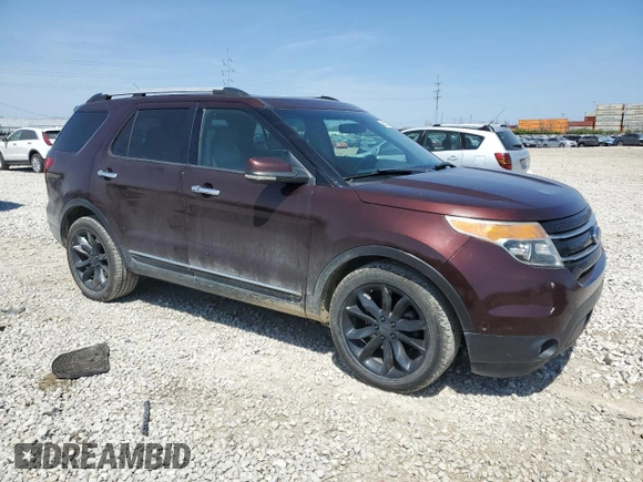 2012 Ford Explorer Limited with VIN 1FMHK7F89CGA55749, listed as a Copart auction lot 53632655 with 215,206 mi miles and Salvage Title. Bid and sale history available at carsss.com. Image 4.
