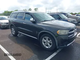 2011 Dodge Durango Crew with VIN 1D4RD4GG6BC651434, listed as a IAAI auction lot 42156389 with 505,373 mi miles and . Bid and sale history available at carsss.com. Image 1.