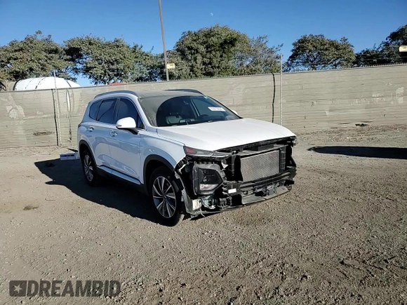 2019 Hyundai Santa Fe Ultimate with VIN 5NMS5CAD2KH133696, listed as a Copart auction lot 83610624 with 44,058 mi miles and Salvage Title. Bid and sale history available at carsss.com. Image 11.