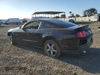 2011 Ford Mustang GT with VIN 1ZVBP8CF8B5103737, listed as a Copart auction lot 43782175 with 142,068 mi miles and Salvage Title. Bid and sale history available at carsss.com. Image 2.