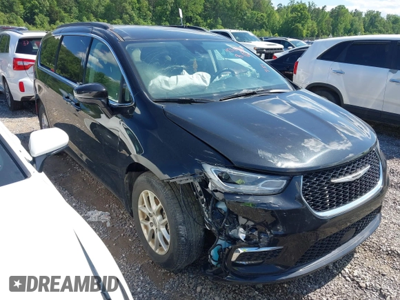 2022 Chrysler Pacifica Touring L with VIN 2C4RC1BG3NR106311, listed as a IAAI auction lot 42158651 with 68,473 mi miles and . Bid and sale history available at DreamBid. Image 6.