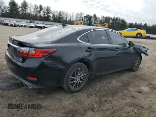 2016 Lexus ES with VIN JTHBK1GG8G2219815, listed as a Copart auction lot 46536485 with 59,436 mi miles and Salvage Title. Bid and sale history available at carsss.com. Image 3.