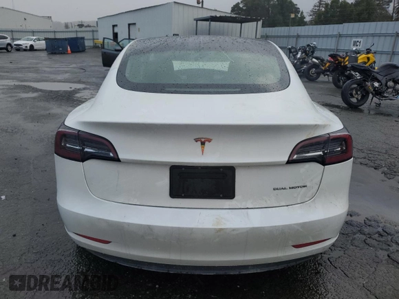 2023 Tesla Model 3 with VIN 5YJ3E1EAXPF544233, listed as a Copart auction lot 44790245 with 32,098 mi miles and Salvage title. Bid and sale history available at DreamBid. Image 6.