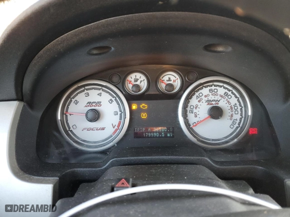 2008 Ford Focus SE with VIN 1FAHP35N88W240660, listed as a Copart auction lot 50465685 with 179,990 mi miles and Salvage Title. Bid and sale history available at carsss.com. Image 9.