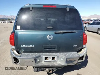 2005 Nissan Armada LE z VIN 5N1AA08A05N710696, wystawiony jako Copart lot #46854495 z przebiegiem 211 883 mil mil oraz Szkoda całkowita • Salvage title. Historia ofert i sprzedaży dostępna na DreamBid. Obrazek 6.