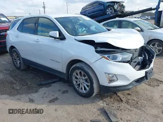 2019 Chevrolet Equinox LT with VIN 2GNAXUEV2K6259764, listed as a IAAI auction lot 41511470 with 128,358 mi miles. Bid and sale history available at carsss.com. Image 1.