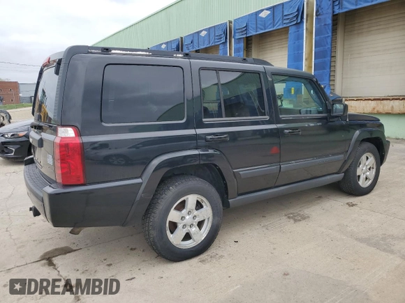 2007 Jeep Commander Sport z VIN 1J8HG48K97C527502, wystawiony jako Copart lot #52362625 z przebiegiem 156 639 mil mil oraz Czysty tytuł • Clean title. Historia ofert i sprzedaży dostępna na DreamBid. Obrazek 3.