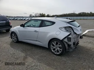 2017 Hyundai Veloster Value Edition with VIN KMHTC6AD9HU307983, listed as a Copart auction lot 49833545 with 120,537 mi miles and Salvage Title. Bid and sale history available at carsss.com. Image 2.