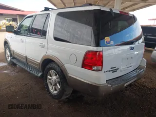 2003 Ford Expedition Eddie Bauer with VIN 1FMFU17L33LA54654, listed as a IAAI auction lot 42692754 with 189,139 mi miles and . Bid and sale history available at DreamBid. Image 3.
