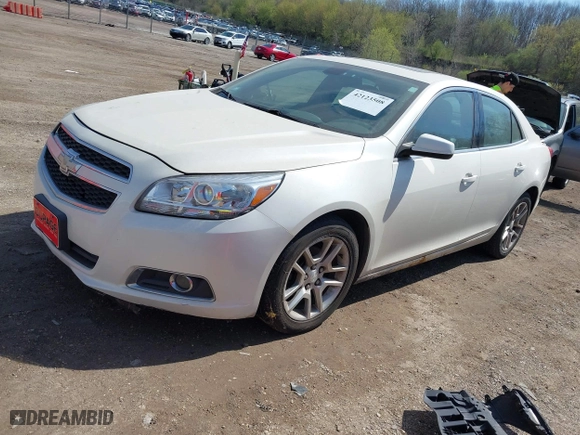 2013 Chevrolet Malibu ECO with VIN 1G11F5RR8DF107603, listed as a IAAI auction lot 42123508 with 80,532 mi miles. Bid and sale history available at carsss.com. Image 2.