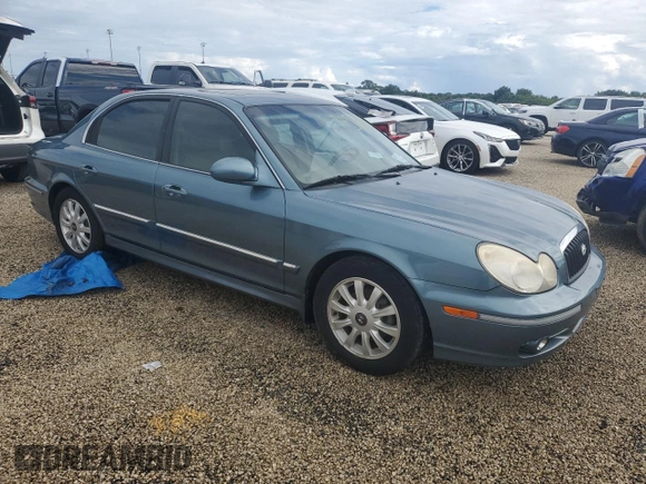 2005 Hyundai Sonata GLS with VIN KMHWF35H45A155480, listed as a Copart auction lot 74567304 with 0 mi miles and Salvage Title. Bid and sale history available at carsss.com. Image 4.
