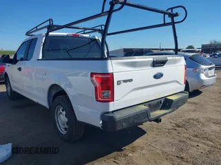 2017 Ford F-150 XL with VIN 1FTEX1CG2HKC93299, listed as a IAAI auction lot 41675673 with 101,726 mi miles. Bid and sale history available at carsss.com. Image 4.