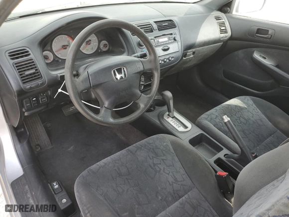 2001 Honda Civic EX with VIN 1HGEM22921L106985, listed as a Copart auction lot 49196115 with 150,748 mi miles and Salvage Title. Bid and sale history available at carsss.com. Image 8.