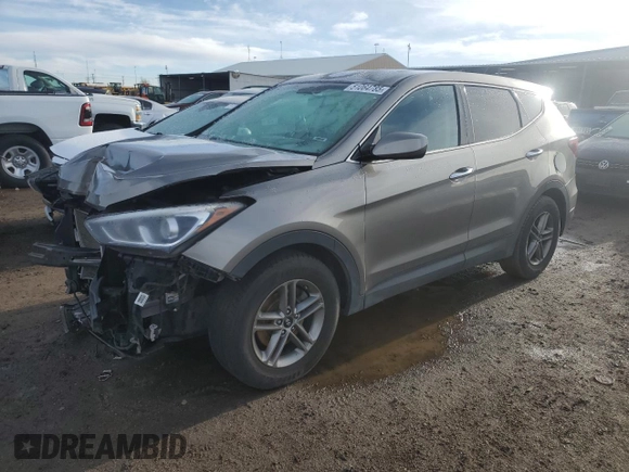 2018 Hyundai Santa Fe 2.4L with VIN 5XYZT3LB1JG551336, listed as a Copart auction lot 51064785 with 113,719 mi miles and Salvage title. Bid and sale history available at DreamBid. Image 1.