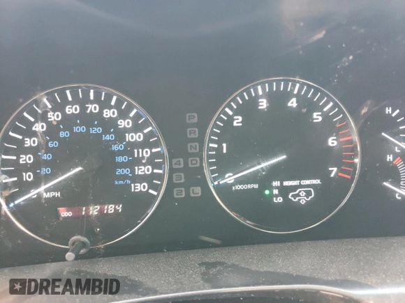 2007 Lexus LX 470 z VIN JTJHT00W374027661, wystawiony jako Copart lot #76673684 z przebiegiem 112 184 mil mil oraz Szkoda całkowita • Salvage title. Historia ofert i sprzedaży dostępna na DreamBid. Obrazek 9.