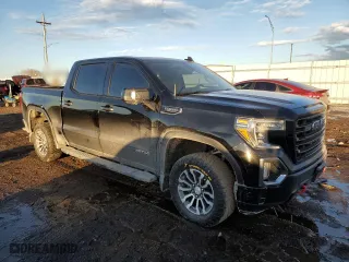 2019 GMC Sierra 1500 AT4 with VIN 1GTP9EED1KZ132969, listed as a Copart auction lot 46325645 with 109,833 mi miles and Salvage Title. Bid and sale history available at carsss.com. Image 4.