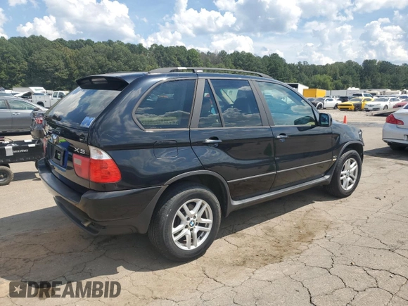 2004 BMW X5 3.0i with VIN 5UXFA13544LU20710, listed as a Copart auction lot 71647804 with 154,019 mi miles and Salvage Title. Bid and sale history available at carsss.com. Image 3.