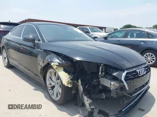 2020 Audi A5 Sportback Premium with VIN WAUANCF50LA004832, listed as a IAAI auction lot 42259046 with 39,549 mi miles and . Bid and sale history available at DreamBid. Image 1.