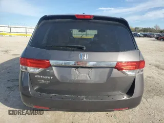 2017 Honda Odyssey EX-L with VIN 5FNRL5H62HB004925, listed as a Copart auction lot 79436614 with 145,331 mi miles and Salvage Title. Bid and sale history available at DreamBid. Image 6.