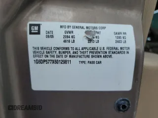 2006 Cadillac CTS z VIN 1G6DP577X60129811, wystawiony jako Copart lot #54436845 z przebiegiem Nie podano mil oraz Szkoda całkowita • Salvage title. Historia ofert i sprzedaży dostępna na DreamBid. Obrazek 12.