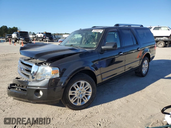 2012 Ford Expedition EL Limited with VIN 1FMJK1K54CEF65609, listed as a Copart auction lot 87046214 with 164,949 mi miles and Salvage Title. Bid and sale history available at carsss.com. Image 1.