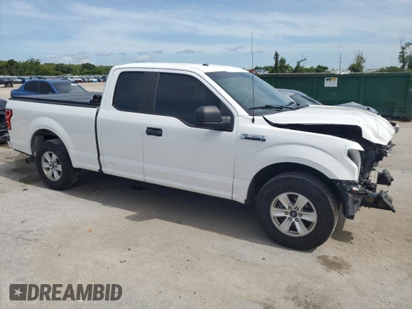 2018 Ford F-150 XL with VIN 1FTEX1CP7JFA87197, listed as a Copart auction lot 63671535 with Not provided miles and Salvage title. Bid and sale history available at DreamBid. Image 4.