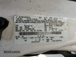 2012 Ford Focus Titanium с VIN 1FAHP3N20CL172807, выставлен на аукционе Copart как лот 57853205 с пробегом 111 531 миль миль и Чистый • Clean title. История ставок и продаж доступна на DreamBid. Изображение 12.