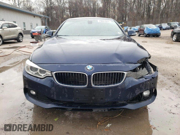 2015 BMW 4 Series 428i xDrive with VIN WBA3T1C58FP820017, listed as a Copart auction lot 79041004 with 96,255 mi miles and Salvage Title. Bid and sale history available at carsss.com. Image 5.