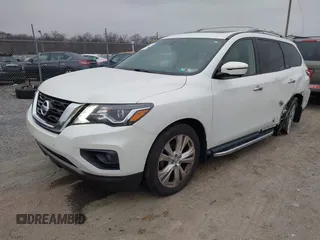 2018 Nissan Pathfinder SV with VIN 5N1DR2MM5JC659204, listed as a IAAI auction lot 41781827 with 65,835 mi miles and . Bid and sale history available at DreamBid. Image 17.